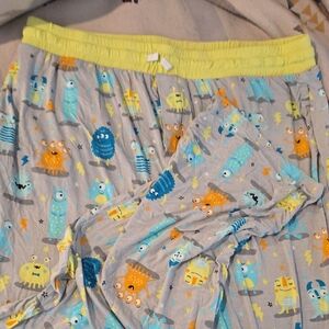 Little Sleepies Colorful Monster Pajama Bottoms